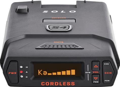 escort solo s4 radar detector|Escort Solo S4 Cordless radar detector at Crutchfield